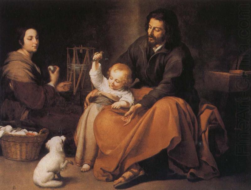 Bartolome Esteban Murillo Holy Family and the birds china oil painting image